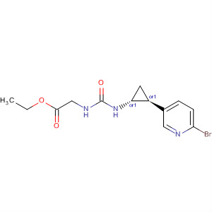 Glycine,N-[[[(1R,2S)-2-(6-bromo-3-pyridinyl)cyclopropyl]amino]carbonyl]-, ethylester, rel-