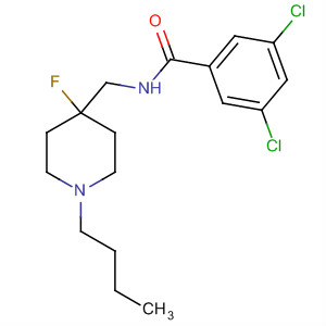 Benzamide, N-[(1-butyl-4-fluoro-4-piperidinyl)methyl]-3,5-dichloro-