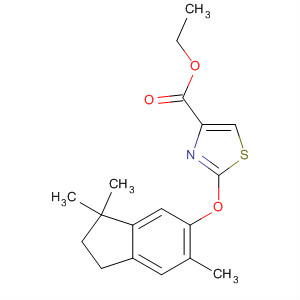 4-Thiazolecarboxylic acid,2-[(2,3-dihydro-3,3,6-trimethyl-1H-inden-5-yl)oxy]-, ethyl ester