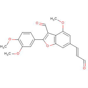3-Benzofurancarboxaldehyde,2-(3,4-dimethoxyphenyl)-7-methoxy-5-[(1E)-3-oxo-1-propen-1-yl]-