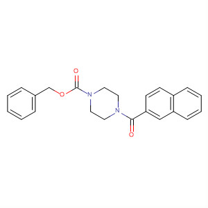 1-Piperazinecarboxylic acid, 4-(2-naphthalenylcarbonyl)-, phenylmethylester