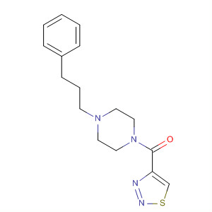 Methanone, [4-(3-phenylpropyl)-1-piperazinyl]-1,2,3-thiadiazol-4-yl-
