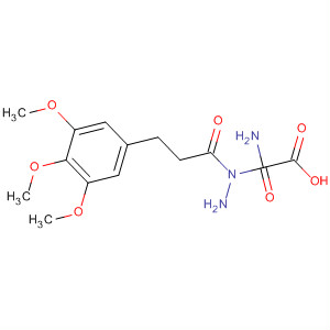 Glycine, N-[1-oxo-3-(3,4,5-trimethoxyphenyl)propyl]-, hydrazide