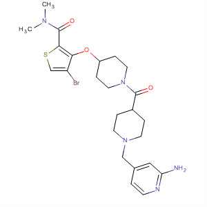 2-Thiophenecarboxamide,3-[[1-[[1-[(2-amino-4-pyridinyl)methyl]-4-piperidinyl]carbonyl]-4-piperidinyl]oxy]-4-bromo-N,N-dimethyl-