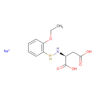 L-Aspartic acid, N-(ethoxyphenylphosphinyl)-, sodium salt (1:1)
