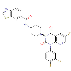6-Benzothiazolecarboxamide,N-[cis-4-[1-(3,4-difluorophenyl)-6-fluoro-1,4-dihydro-2,4-dioxopyrido[2,3-d]pyrimidin-3(2H)-yl]cyclohexyl]-