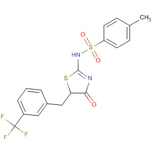 Benzenesulfonamide,N-[4,5-dihydro-4-oxo-5-[[3-(trifluoromethyl)phenyl]methyl]-2-thiazolyl]-4-methyl-