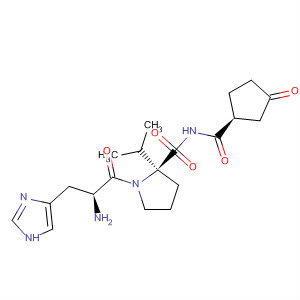 L-Prolinamide,2-(1-methylethyl)-N-[[(1S)-3-oxocyclopentyl]carbonyl]-L-histidyl-