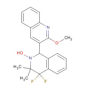 Quinoline,3-(4,4-difluoro-1,2,3,4-tetrahydro-2-hydroxy-3,3-dimethyl-1-isoquinolinyl)-2-methoxy-