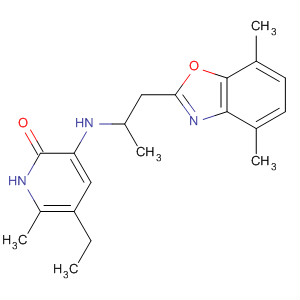 2(1H)-Pyridinone,3-[[(4,7-dimethyl-2-benzoxazolyl)methyl]ethylamino]-5-ethyl-6-methyl-