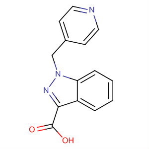 1H-Indazole-3-carboxylic acid, 1-(4-pyridinylmethyl)-