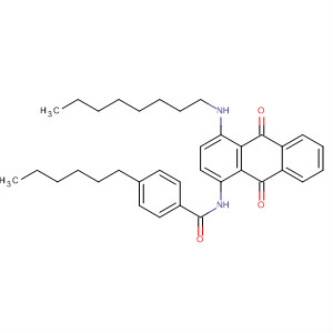 Benzamide,N-[9,10-dihydro-4-(octylamino)-9,10-dioxo-1-anthracenyl]-4-hexyl-
