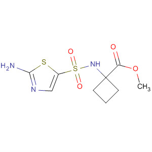 Cyclobutanecarboxylic acid, 1-[[(2-amino-5-thiazolyl)sulfonyl]amino]-,methyl ester