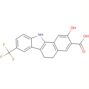 5H-Benzo[a]carbazole-3-carboxylic acid,6,11-dihydro-2-hydroxy-8-(trifluoromethyl)-