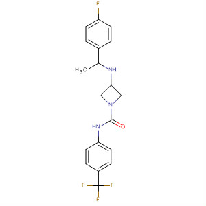 1-Azetidinecarboxamide,3-[[1-(4-fluorophenyl)ethyl]amino]-N-[4-(trifluoromethyl)phenyl]-