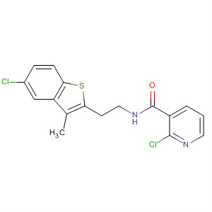3-Pyridinecarboxamide,2-chloro-N-[2-(5-chloro-3-methylbenzo[b]thien-2-yl)ethyl]-