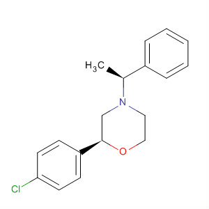 Morpholine, 2-(4-chlorophenyl)-4-[(1S)-1-phenylethyl]-, (2S)-