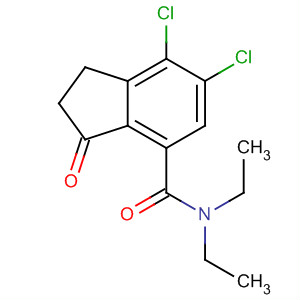 1H-Indene-4-carboxamide, 6,7-dichloro-N,N-diethyl-2,3-dihydro-3-oxo-