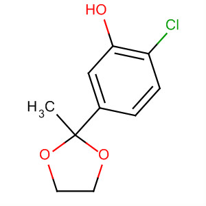 Phenol, 2-chloro-5-(2-methyl-1,3-dioxolan-2-yl)-