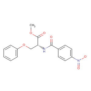 D-Serine, N-(4-nitrobenzoyl)-O-phenyl-, methyl ester