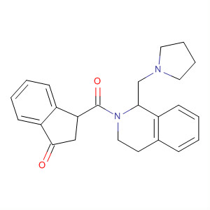 1H-Inden-1-one,3-[[3,4-dihydro-1-(1-pyrrolidinylmethyl)-2(1H)-isoquinolinyl]carbonyl]-2,3-dihydro-