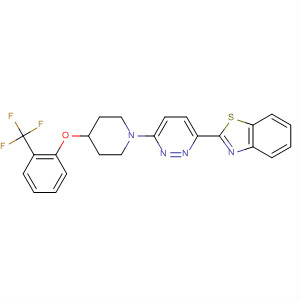 Benzothiazole,2-[6-[4-[2-(trifluoromethyl)phenoxy]-1-piperidinyl]-3-pyridazinyl]-