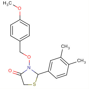 4-Thiazolidinone, 2-(3,4-dimethylphenyl)-3-[(4-methoxyphenyl)methoxy]-