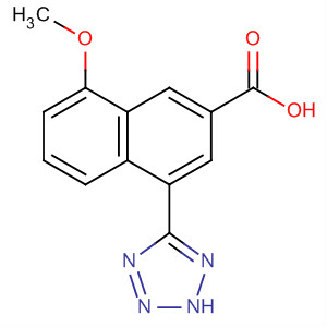 2-Naphthalenecarboxylic acid, 8-methoxy-4-(2H-tetrazol-5-yl)-