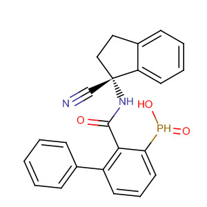 Phosphinic amide,N-[(1R)-1-cyano-2,3-dihydro-1H-inden-1-yl]-P,P-diphenyl-