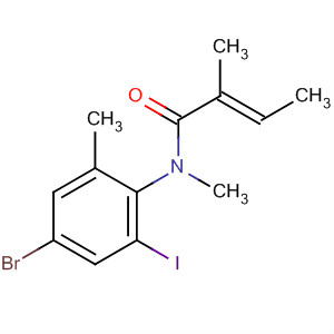 2-Butenamide, N-(4-bromo-2-iodo-6-methylphenyl)-N,2-dimethyl-, (2E)-
