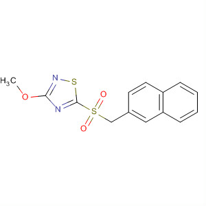 1,2,4-Thiadiazole, 3-methoxy-5-[(2-naphthalenylmethyl)sulfonyl]-