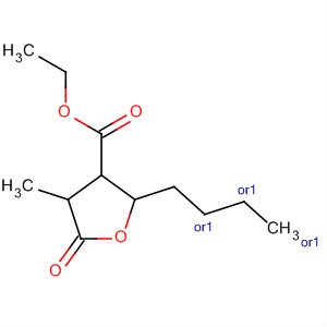3-Furancarboxylic acid, 2-butyltetrahydro-4-methyl-5-oxo-, ethyl ester,(2R,3S,4S)-rel-