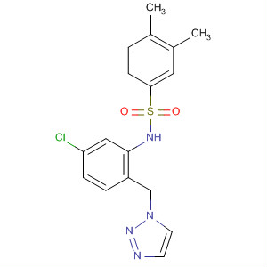 Benzenesulfonamide,N-[5-chloro-2-(1H-1,2,3-triazol-1-ylmethyl)phenyl]-3,4-dimethyl-