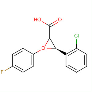 2-Oxiranecarboxylic acid, 3-(2-chlorophenyl)-2-(4-fluorophenyl)-,(2S,3R)-