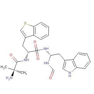 D-Alaninamide,2-methylalanyl-3-benzo[b]thien-3-yl-N-[(1R)-1-(formylamino)-2-(1H-indol-3-yl)ethyl]-