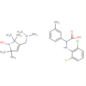1H-Pyrrol-1-yloxy,3-[(dimethylamino)methyl]-2,5-dihydro-2,2,5,5-tetramethyl-, compd. with2-[(2-chloro-6-fluorophenyl)amino]-5-methylbenzeneacetic acid (1:1)