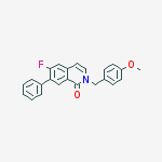 1(2H)-Isoquinolinone, 6-fluoro-2-[(4-methoxyphenyl)methyl]-7-phenyl-