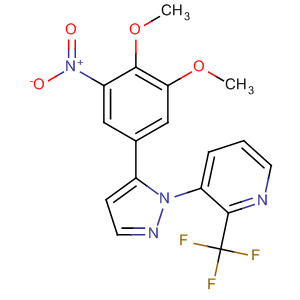 Pyridine,3-[5-(3,4-dimethoxy-5-nitrophenyl)-1H-pyrazol-1-yl]-2-(trifluoromethyl)-