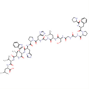 L-Leucine,L-prolyl-L-phenylalanyl-L-prolylglycylglycyl-L-seryl-L-leucylglycyl-L-histidyl-L-prolyl-L-histidyl-L-tryptophyl-L-threonyl-L-valyl-