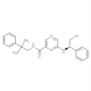 2-Pyrazinecarboxamide,6-[[(1R)-2-hydroxy-1-phenylethyl]amino]-N-(2-methyl-2-phenylpropyl)-