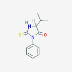 4-Imidazolidinone, 5-(1-methylethyl)-3-phenyl-2-thioxo-, (5R)-