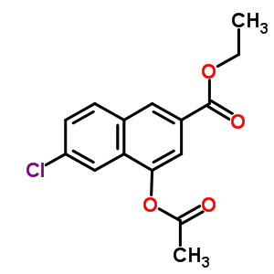 ethyl 4-acetoxy-6-chloro-naphthalene-2-carboxylate