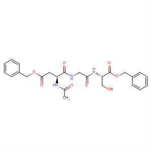 L-Serine, N-[N-(N-acetyl-L-a-aspartyl)glycyl]-, bis(phenylmethyl) ester