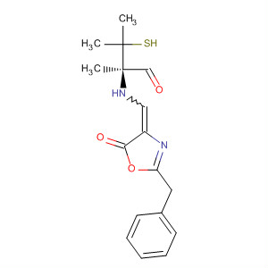 5(4H)-Oxazolone,2-(phenylmethyl)-4-[[(2,2,3-trimethyl-4-oxo-3-thietanyl)amino]methylene]-, (R)-