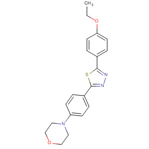 Morpholine, 4-[4-[5-(4-ethoxyphenyl)-1,3,4-thiadiazol-2-yl]phenyl]-