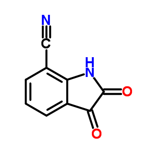 2,3-dioxo-2,3-dihydro-1H-indole-7-carbonitrile