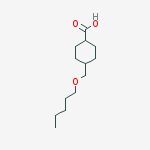 Cyclohexanecarboxylic acid, 4-[(pentyloxy)methyl]-, trans-