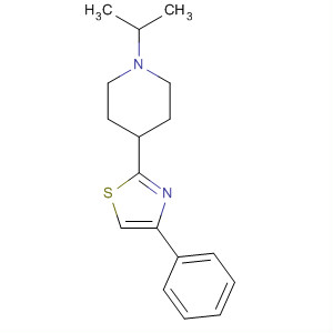 Piperidine, 1-(1-methylethyl)-4-(4-phenyl-2-thiazolyl)-