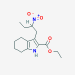 ethyl 3-(2-nitrobutyl)-4,5,6,7-tetrahydro-1H-indole-2-carboxylate