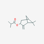 (6,6-dimethyl-4-methylidene-3-bicyclo[3.1.1]heptanyl) 2-methylpropanoate